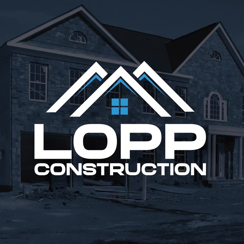LOGO LOPP CONSTRUCTION COM FUNDO